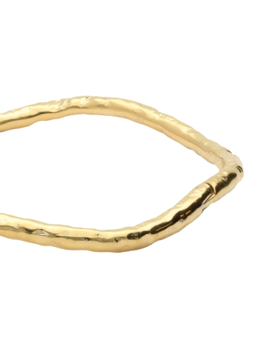 NOMADS BANGLE ORGANISCH MET STRUCTUUR GOUD