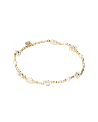 My Jewellery Bracelet elastic pearl flowers MJ14913