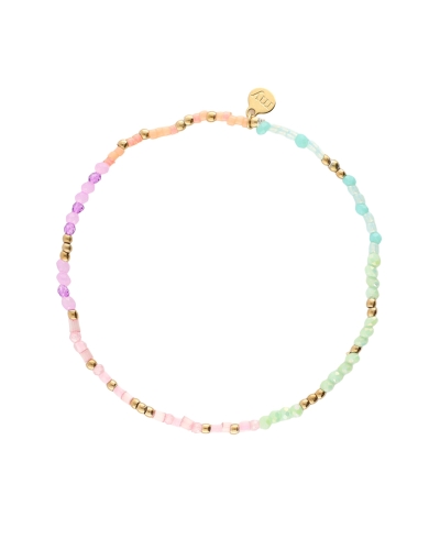 My Jewellery Bracelet elastic pink beads MJ14916