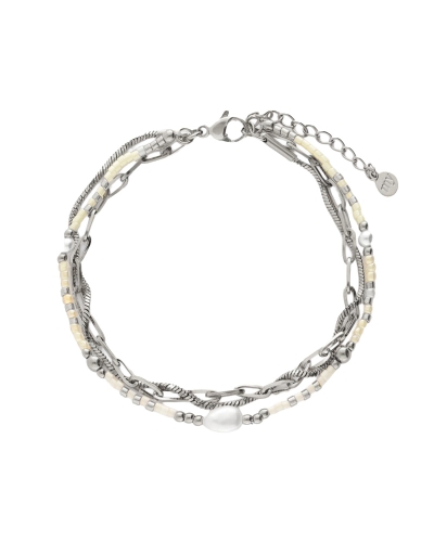 My Jewellery Bracelet triple pearl beads chain MJ16023