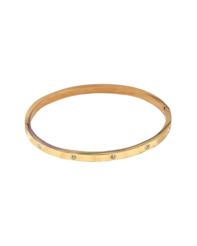BANGLE SMALL STRASS GOUD
