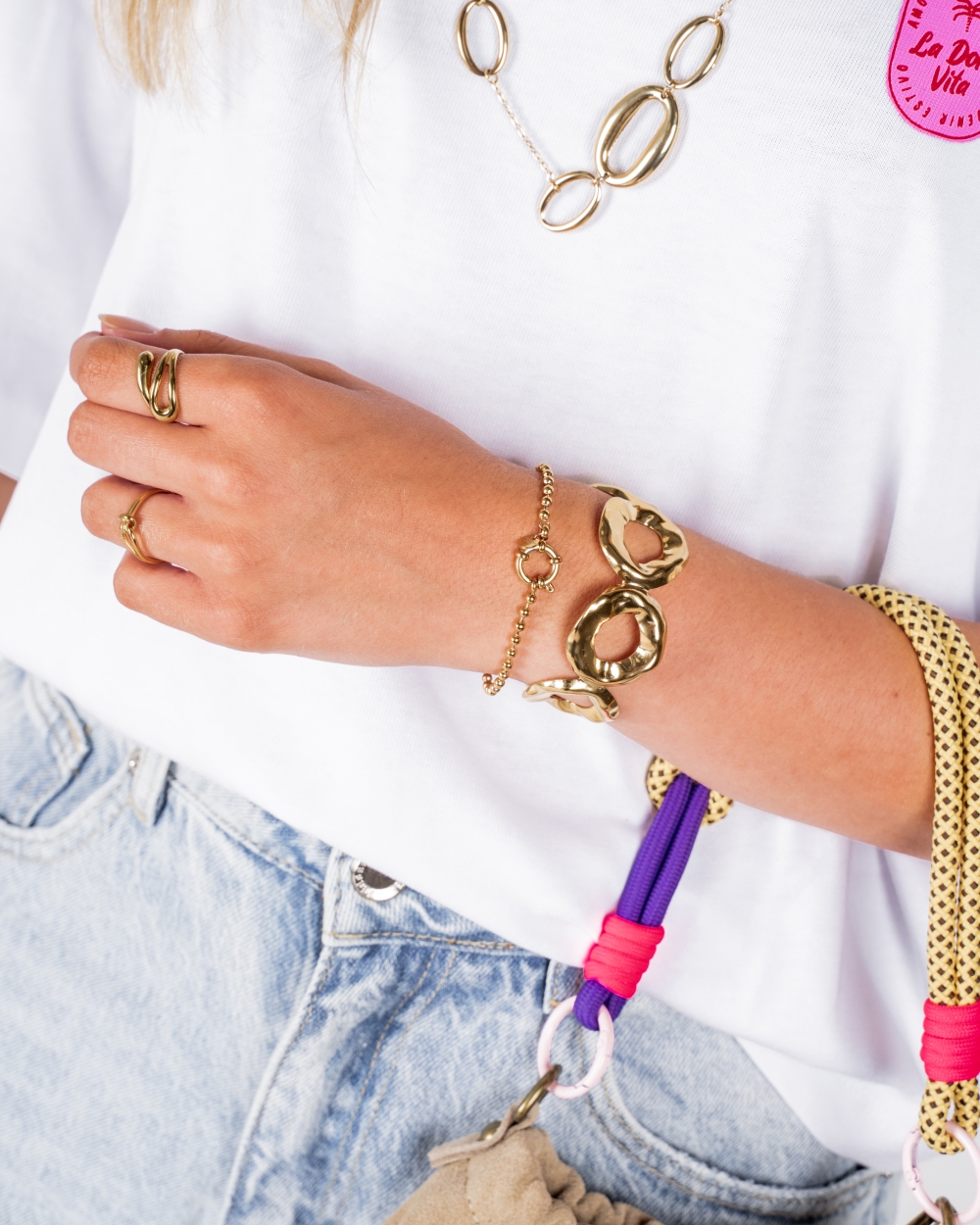 OPEN CIRCLE BANGLE GOUD