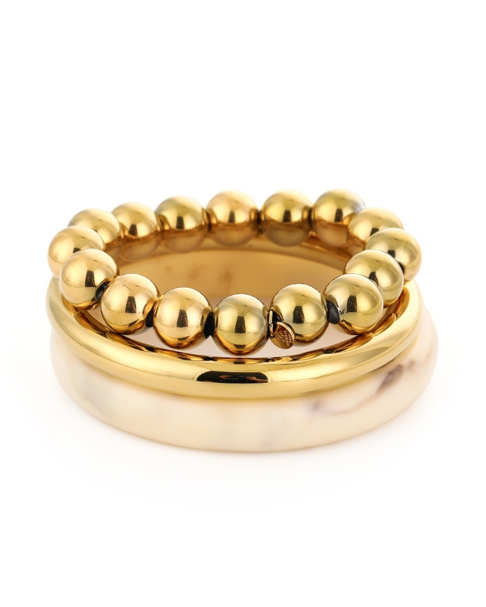 BANGLE SET MEDIUM GOUD BEIGE