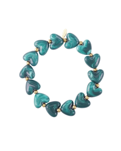 Gossip ARMBAND HARTJES STRETCH Groen