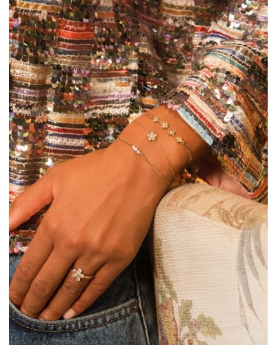 My Jewellery Bracelet 4 clovers strass MJ16934