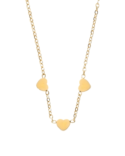 My Jewellery Ketting met 3 hartjes MJ019011200