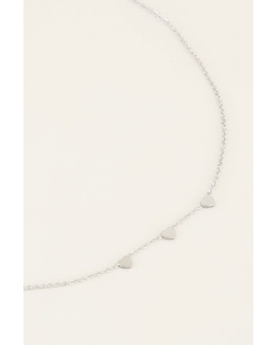 My Jewellery Ketting met 3 hartjes MJ019011500