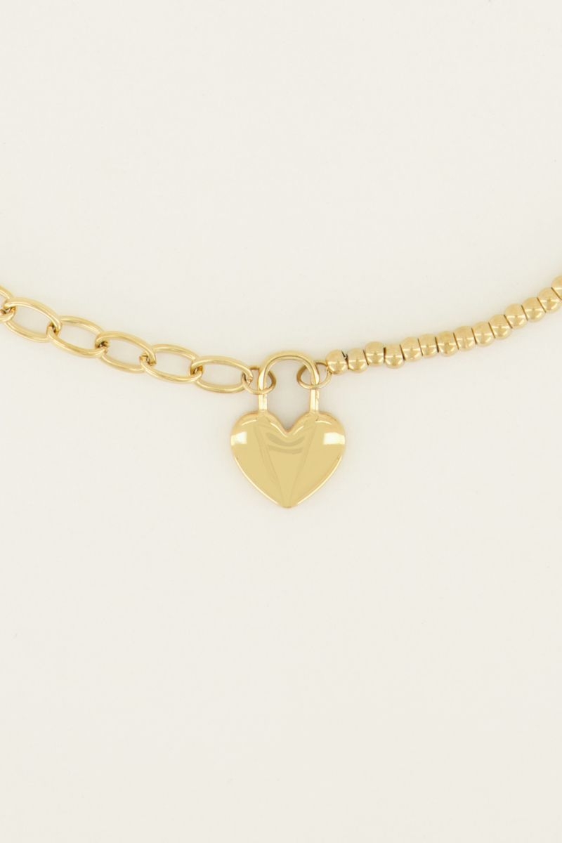 Ketting hartjes slot