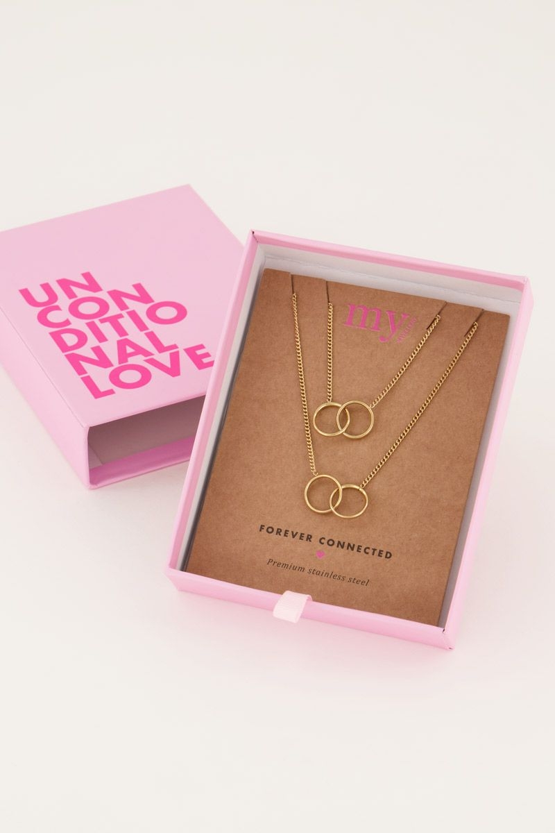 FOREVER CONNECTED KETTINGEN SET GOUD