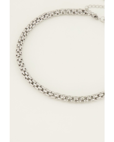 KETTING CHUNKY SCHAKELS ZILVER