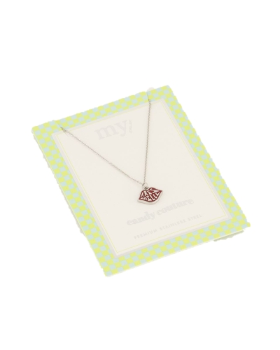 Candy couture ketting très belle zilver
