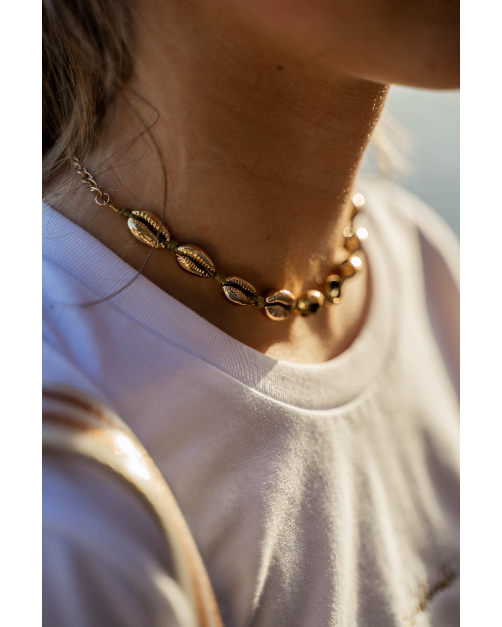 GOUDEN SCHELPEN KETTING