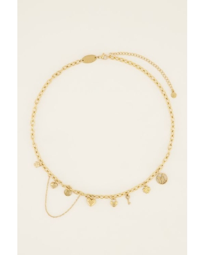 KETTING LOVE LIFE GOUD 
