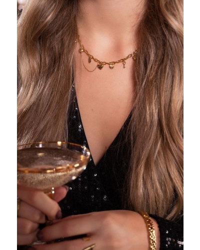 KETTING LOVE LIFE GOUD 