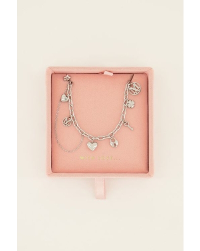 KETTING LOVE LIFE ZILVER