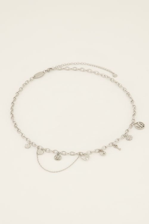 KETTING LOVE LIFE ZILVER