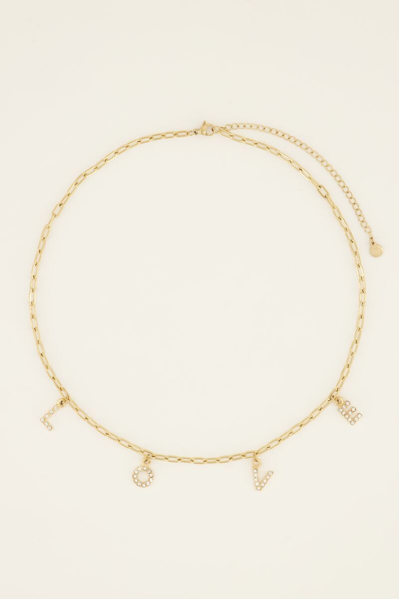 LOVE ARMBAND GOUD