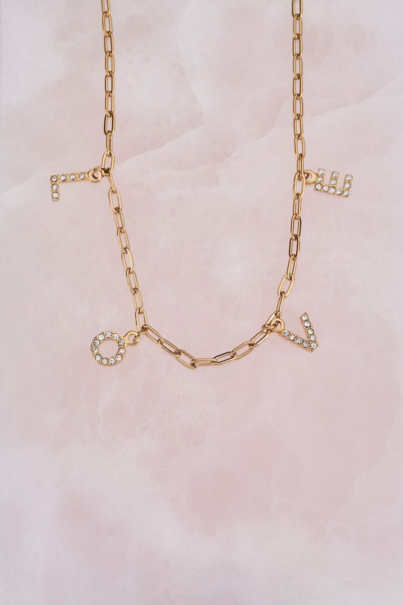 LOVE ARMBAND GOUD
