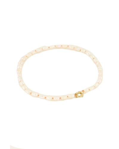 KETTING PARELS ORANJE 
