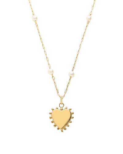 My Jewellery Necklace mini pearl & heart MJ09228