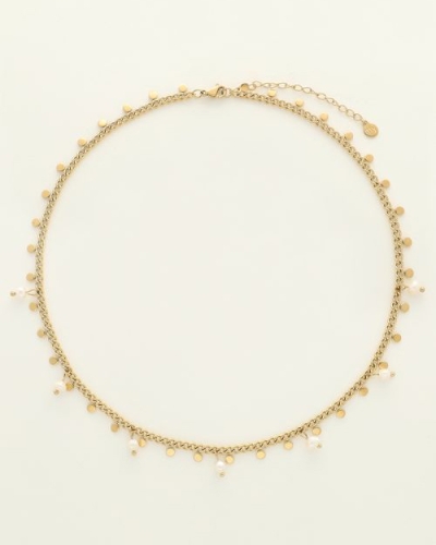 My Jewellery Necklace pearls & coins MJ09226