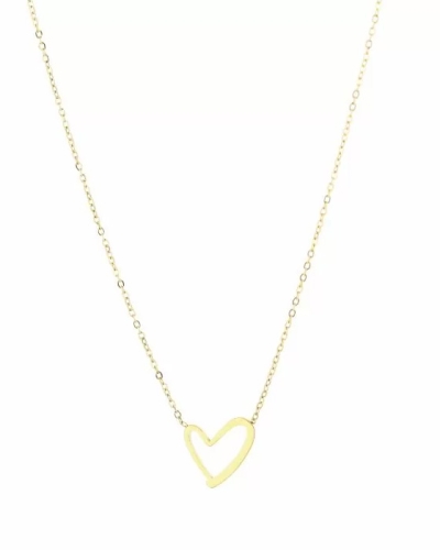 Gossip KETTING OPEN HART GOUD