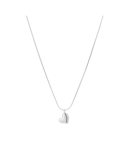 Gossip KETTING VALLEND HARTJE ZILVER