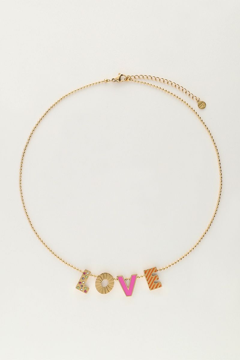 KETTING LOVE ROZE