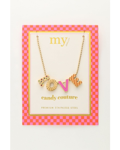 KETTING LOVE ROZE