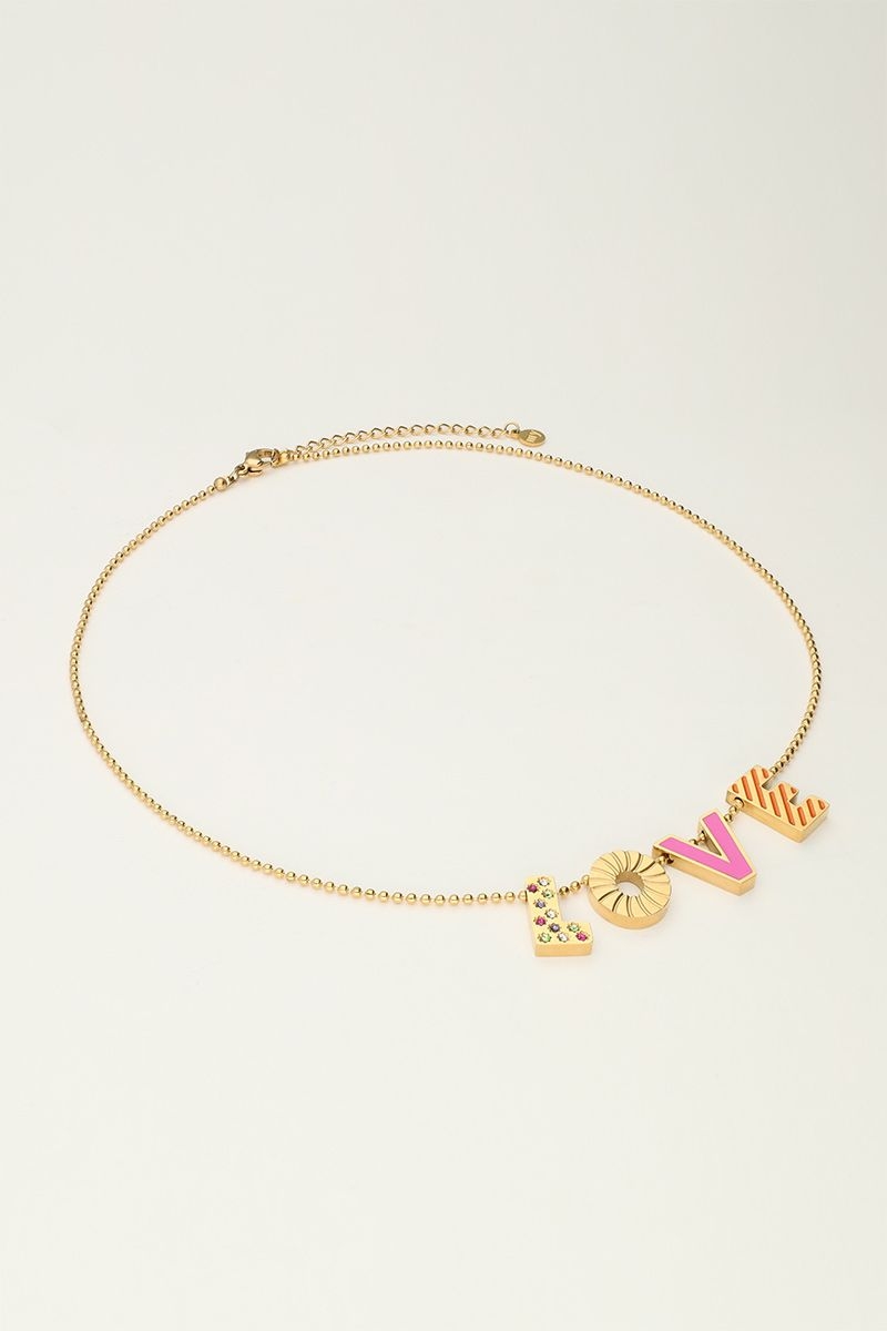 KETTING LOVE ROZE