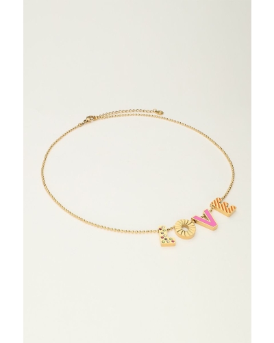 KETTING LOVE ROZE