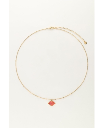 My Jewellery KETTING MET ORANJE TRÈS BELLE BEDEL