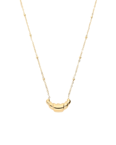 My Jewellery KETTING MET CROISSANT BEDEL GOUD