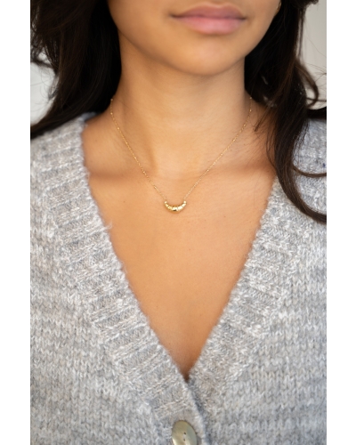 My Jewellery KETTING MET CROISSANT BEDEL GOUD
