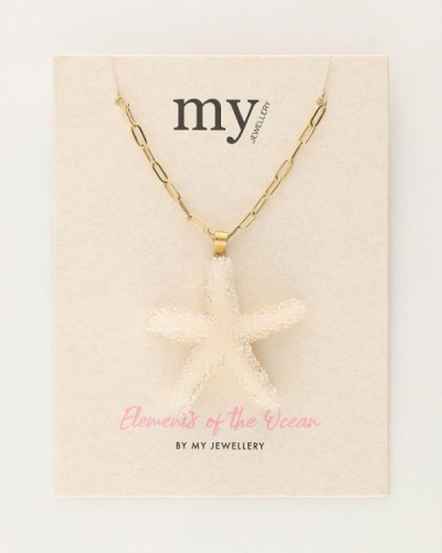 My Jewellery OCEAN SCHAKELKETTING MET ZEESTER GOUD