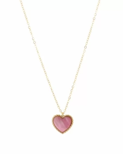 Gossip KETTING HARTJE ROZE GOUD
