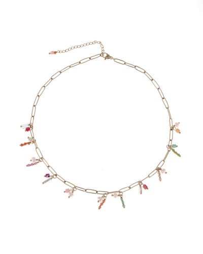 Gossip SCHAKELKETTING BEDELS EN PARELS GOUD