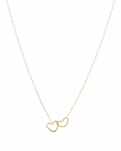 Gossip KETTING DUBBEL HART GOUD