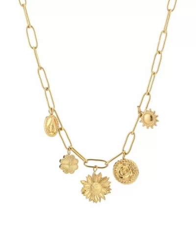 Gossip BEDELKETTING SUNFLOWER GOUD