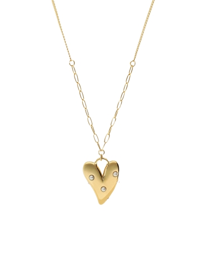 Gossip KETTING HART MET PARELS GOUD