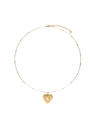 My Jewellery Necklace heart pearl MJ11309