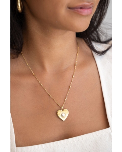 My Jewellery Necklace heart pearl MJ11309
