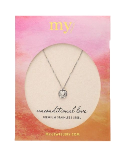 My Jewellery Necklace hammered heart MJ11536