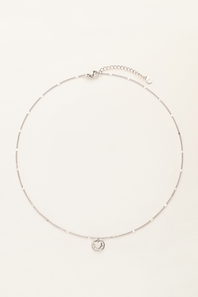 KETTING UNCONDITIONAL LOVE ZILVER
