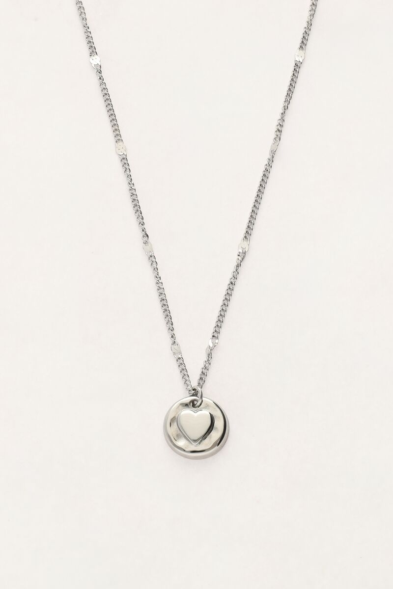 KETTING UNCONDITIONAL LOVE ZILVER