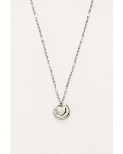 KETTING UNCONDITIONAL LOVE ZILVER