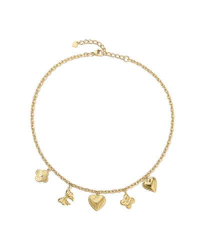 Gossip BEDEL KETTING LOVE FLOWER GOUD