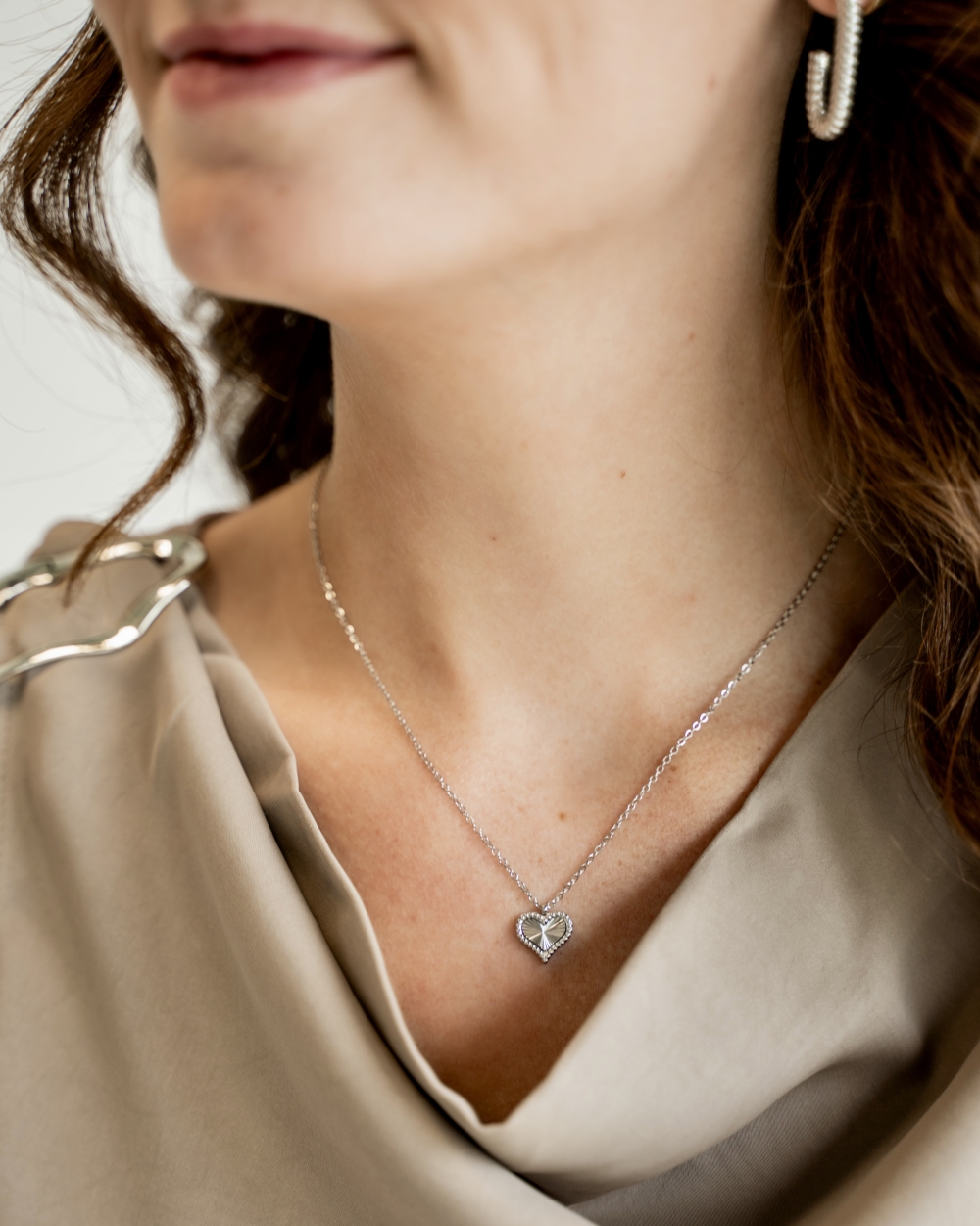 KETTING HARTJE SPECIAAL ZILVER