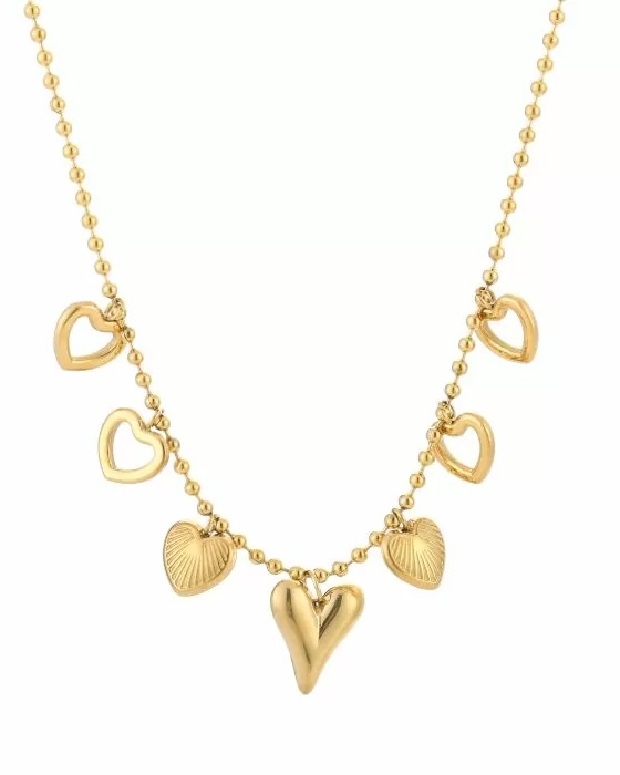KETTING HARTJES GOUD