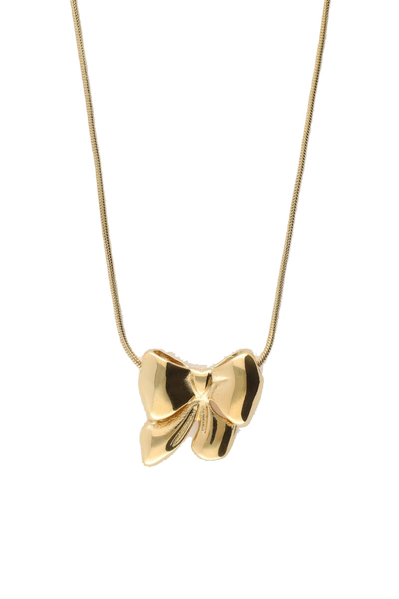 KETTING MET STRIKJE GOUD